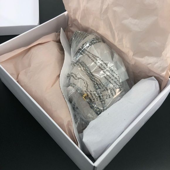 Rebecca Minkoff Nanine Silver Gold Strappy Ankle Strap Heeled Sandals - Picture 3 of 14